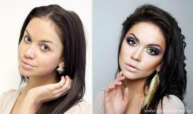 آرایش صورت زن,عکس دختران روسی بعد از آرایش