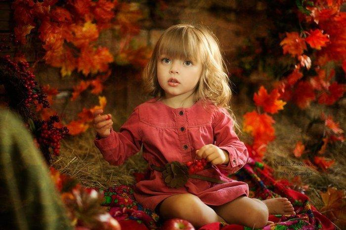 عکس نقاشی فصل پاییز برای کودکان